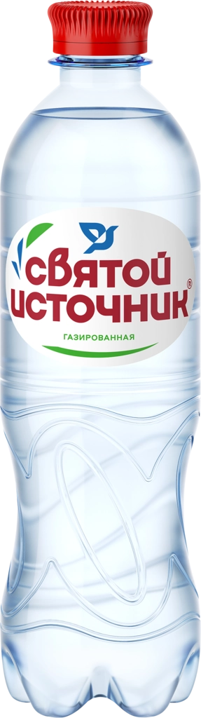 Вода питьевая СВЯТОЙ ИСТОЧНИК/BONAQUA  газированная, 0.5л, газ